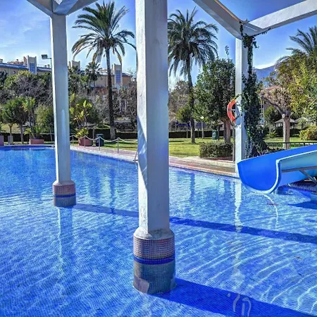 Charming In Benalbeach With Garden And Sea View